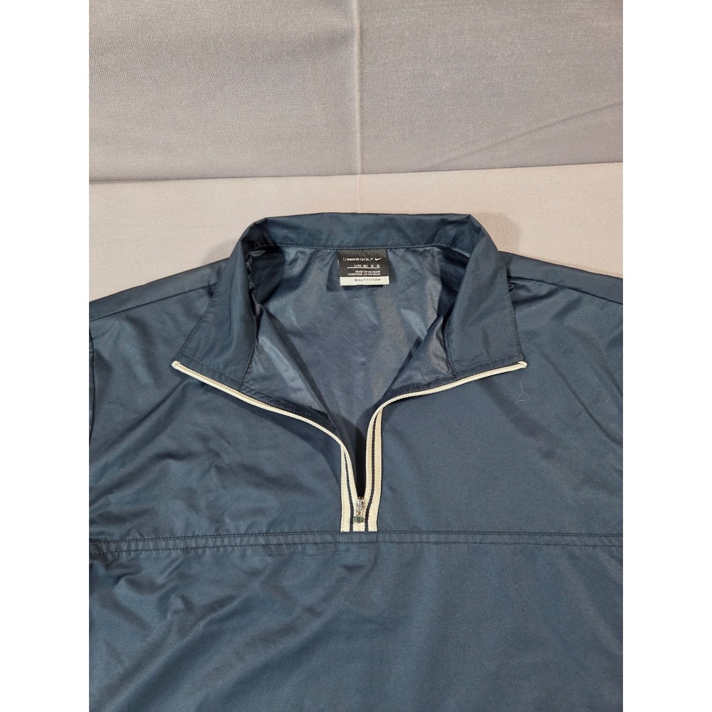 Vintage Nike Golf Storm-FIT Mens Large Blue 1/4 Zip Windbreaker Jacket Pullover - Picture 4 of 9